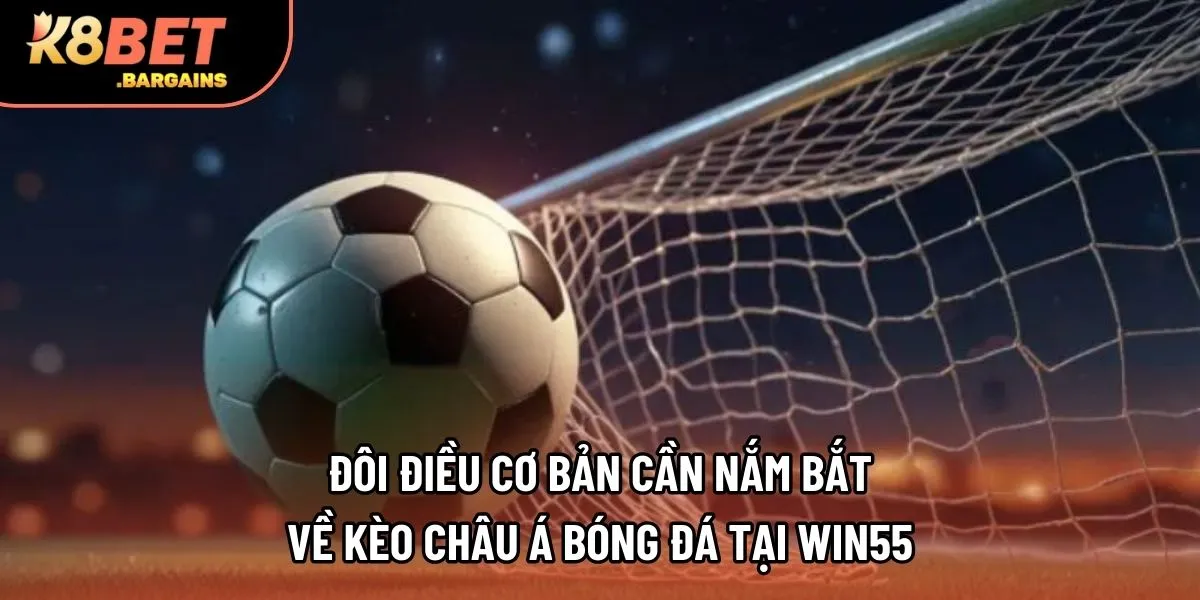 Đôi điều cơ bản cần nắm bắt về kèo châu Á bóng đá tại Win55