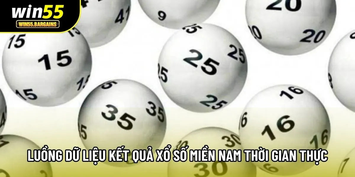 Luồng dữ liệu kết quả xổ số miền Nam thời gian thực