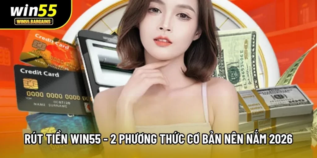 Rút Tiền Win55 - 2 Phương Thức Cơ Bản Nên Nắm Năm 2026
