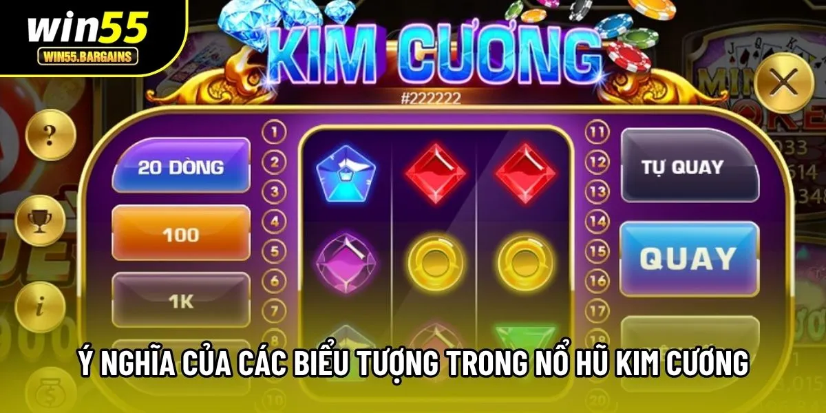 Ý nghĩa của các biểu tượng trong nổ hũ kim cương